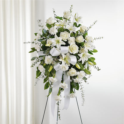 With Care Standing Spray – SIXTO'S FLOWER SHOP, Union City NJ