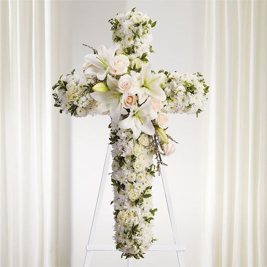 Spiritual Guidance Standing Spray – SIXTO'S FLOWER SHOP, Union City NJ