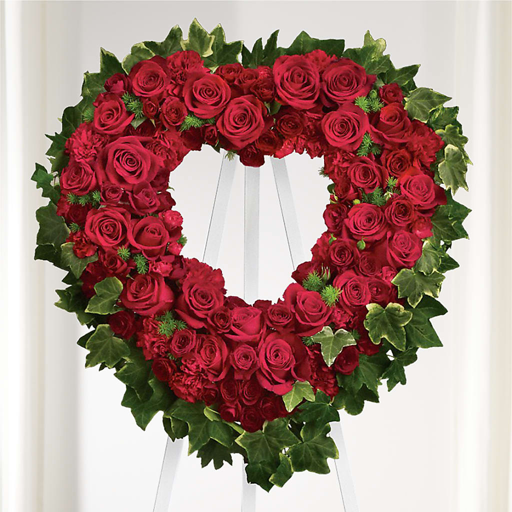 Wholehearted Standing Spray – SIXTO'S FLOWER SHOP, Union City NJ