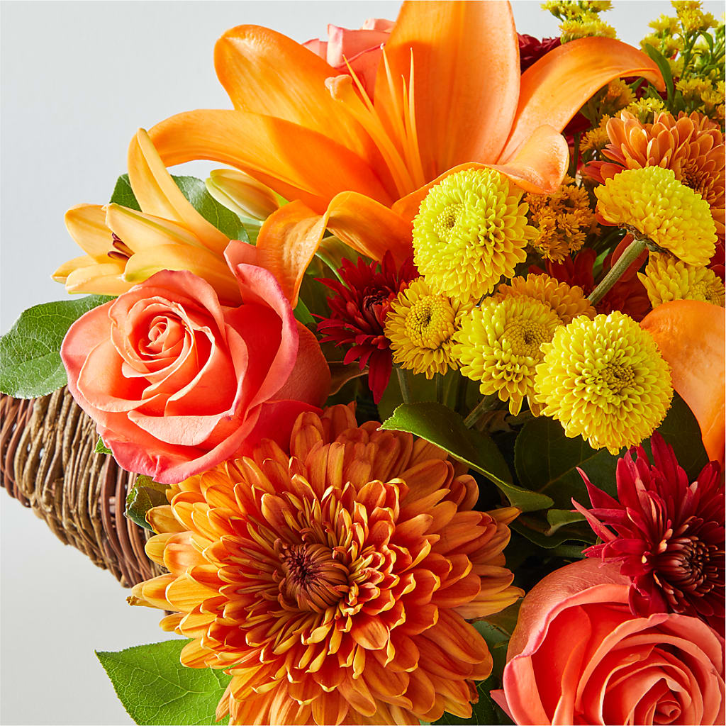 Bouquet of Blessings Cornucopia – SIXTO'S FLOWER SHOP, Union City NJ