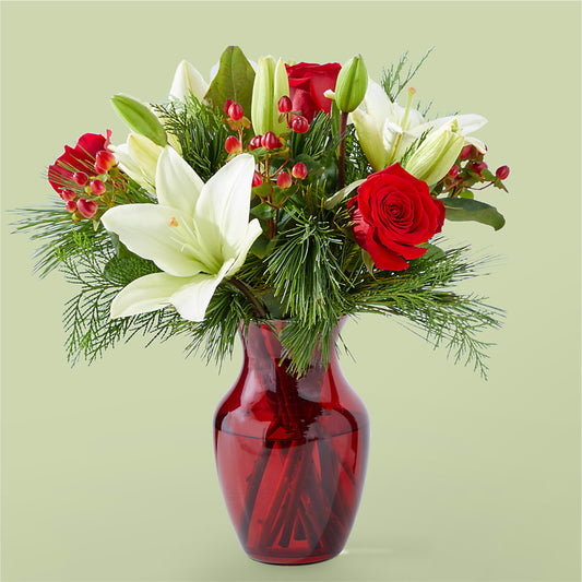 Evergreen Delight Bouquet – SIXTO'S FLOWER SHOP, Union City NJ