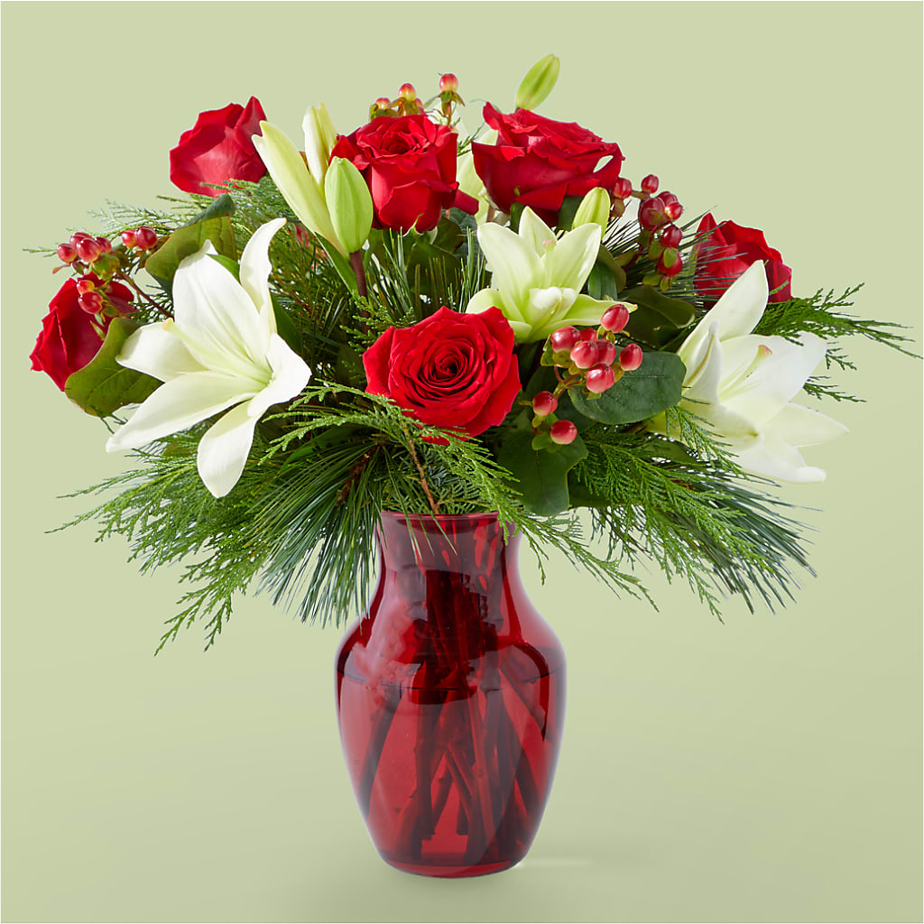 Evergreen Delight Bouquet – SIXTO'S FLOWER SHOP, Union City NJ