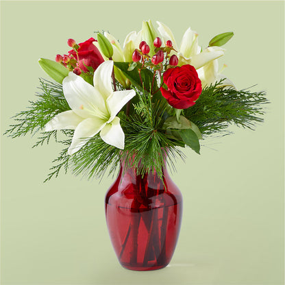 Evergreen Delight Bouquet – SIXTO'S FLOWER SHOP, Union City NJ