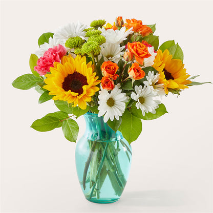 Sun-drenched Blooms Bouquet – SIXTO'S FLOWER SHOP, Union City NJ