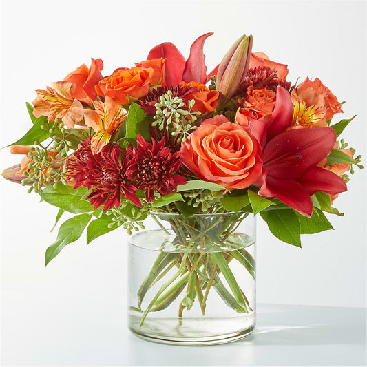 Crimson Leaves Bouquet – SIXTO'S FLOWER SHOP, Union City NJ