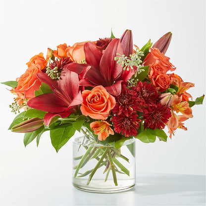 Crimson Leaves Bouquet – SIXTO'S FLOWER SHOP, Union City NJ