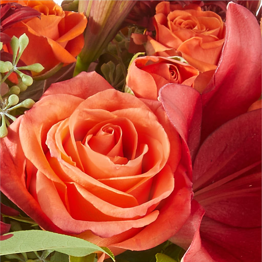 Crimson Leaves Bouquet – SIXTO'S FLOWER SHOP, Union City NJ