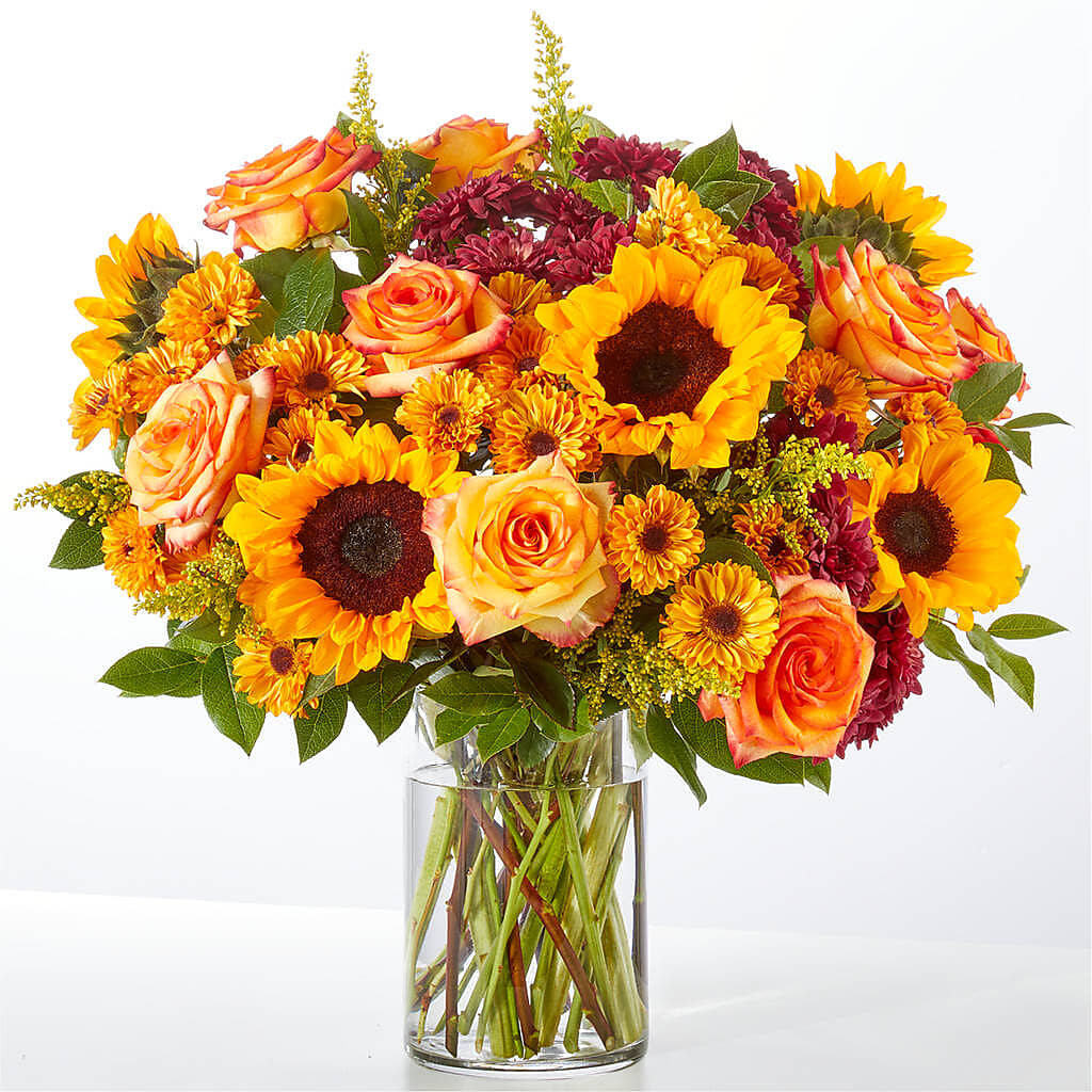 Flannel Scarf Bouquet – SIXTO'S FLOWER SHOP, Union City NJ