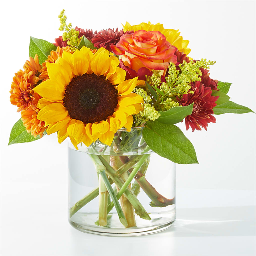 Flannel Scarf Bouquet – SIXTO'S FLOWER SHOP, Union City NJ