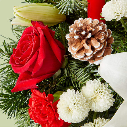 Seasonal Festivities Centerpiece – SIXTO'S FLOWER SHOP, Union City NJ