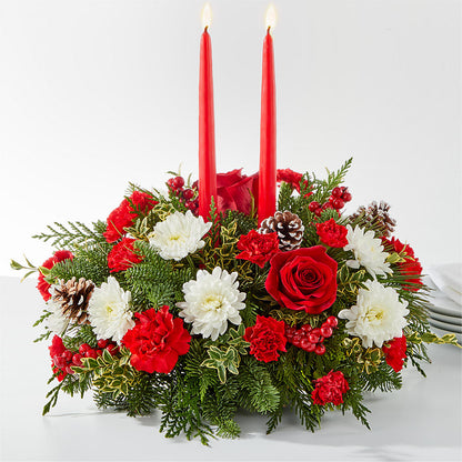 Holiday Soiree Centerpiece – SIXTO'S FLOWER SHOP, Union City NJ