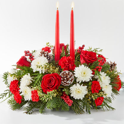 Holiday Soiree Centerpiece – SIXTO'S FLOWER SHOP, Union City NJ