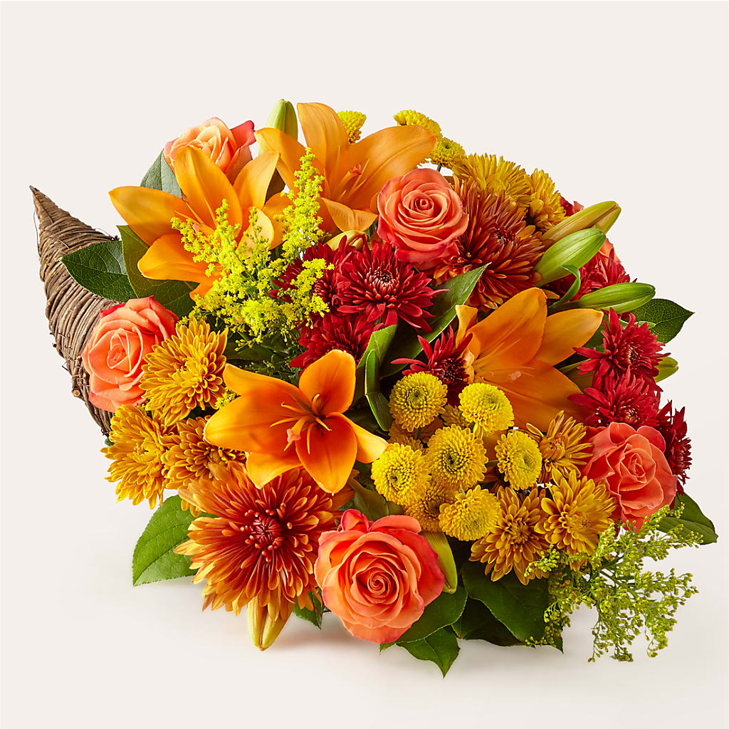 Feast of Color Cornucopia – SIXTO'S FLOWER SHOP, Union City NJ