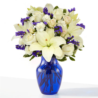 Sapphire Rush Bouquet – SIXTO'S FLOWER SHOP, Union City NJ