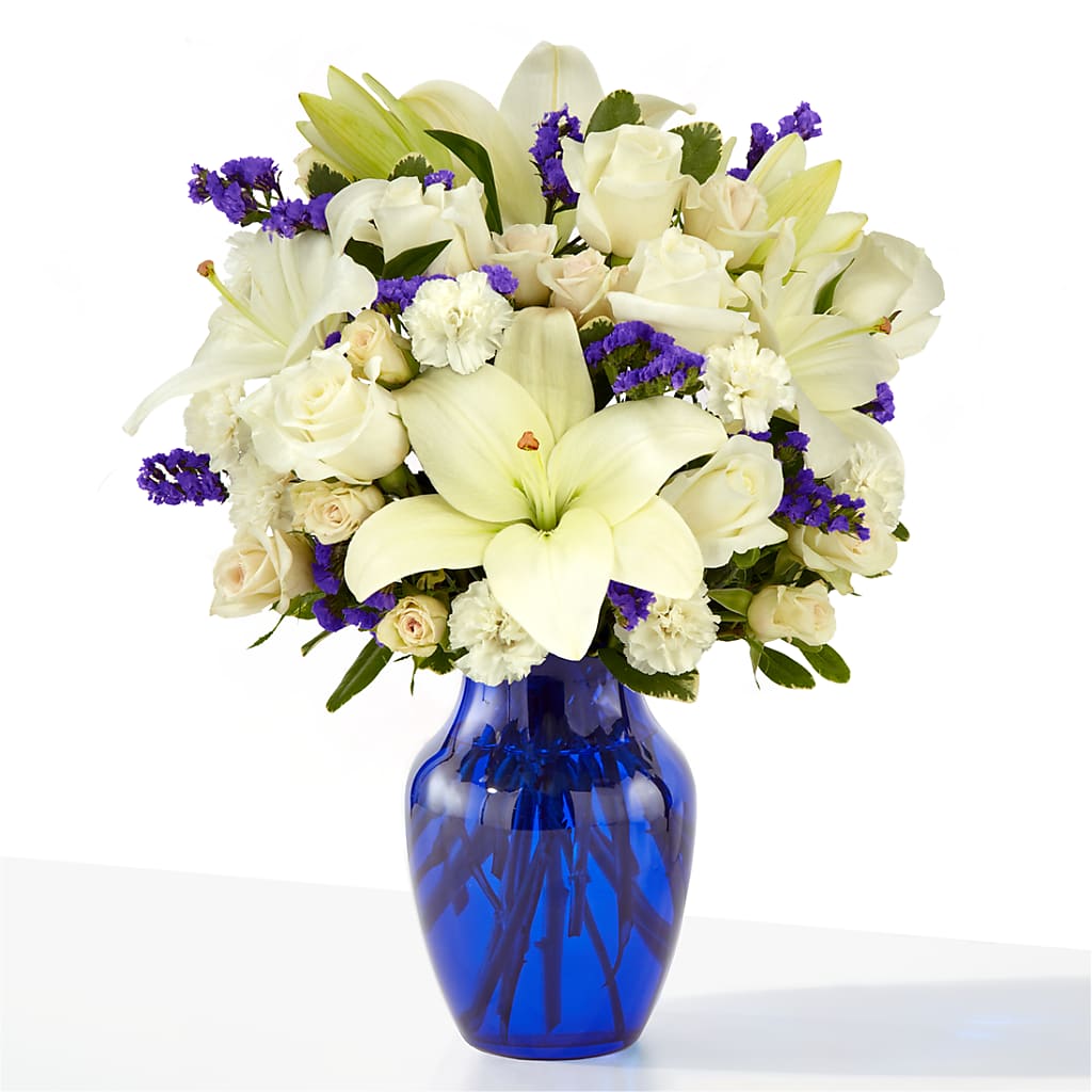 Sapphire Rush Bouquet – SIXTO'S FLOWER SHOP, Union City NJ