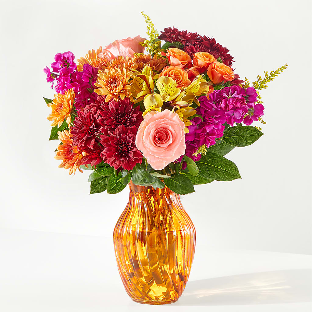Amber Muse Bouquet – SIXTO'S FLOWER SHOP, Union City NJ