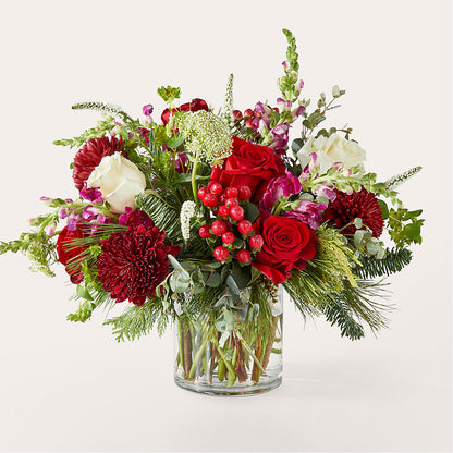 Cranberry Fizz Bouquet – SIXTO'S FLOWER SHOP, Union City NJ