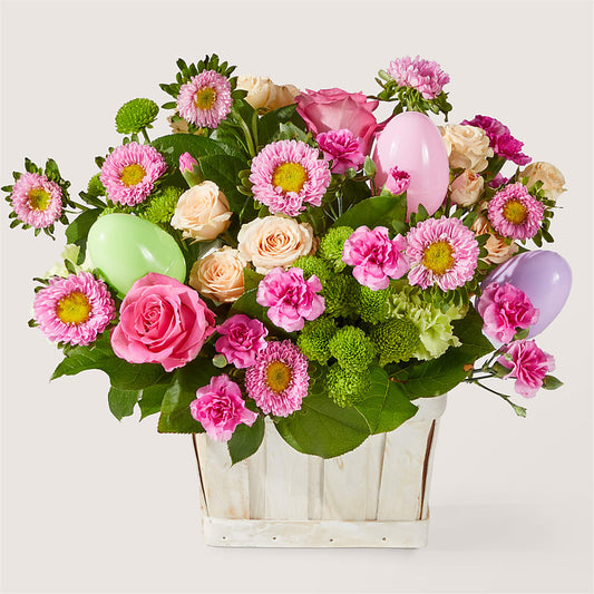 Get Eggcited Basket – SIXTO'S FLOWER SHOP, Union City NJ