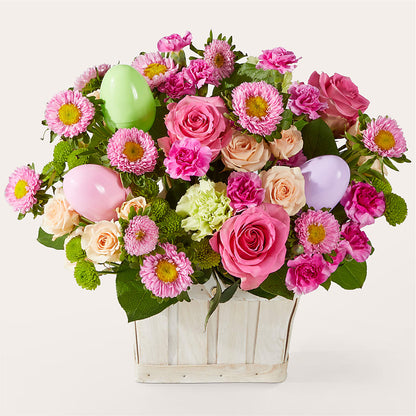 Get Eggcited Basket – SIXTO'S FLOWER SHOP, Union City NJ
