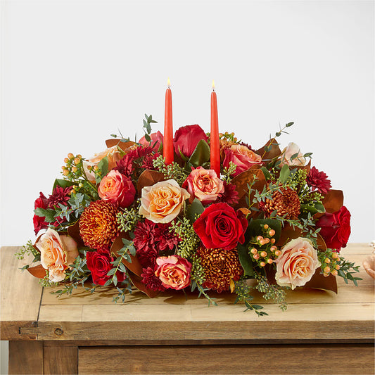 Gather Near Centerpiece – SIXTO'S FLOWER SHOP, Union City NJ