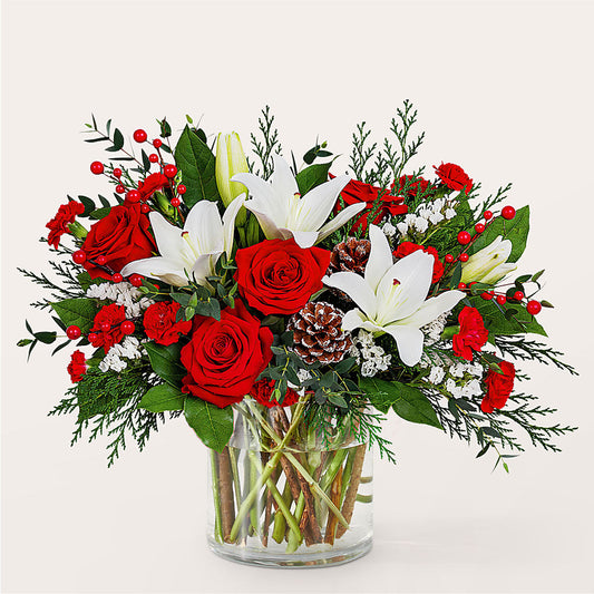 Best in Snow Bouquet – SIXTO'S FLOWER SHOP, Union City NJ