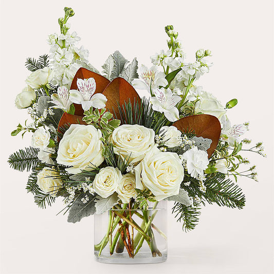 Fresh Snowfall Bouquet – SIXTO'S FLOWER SHOP, Union City NJ