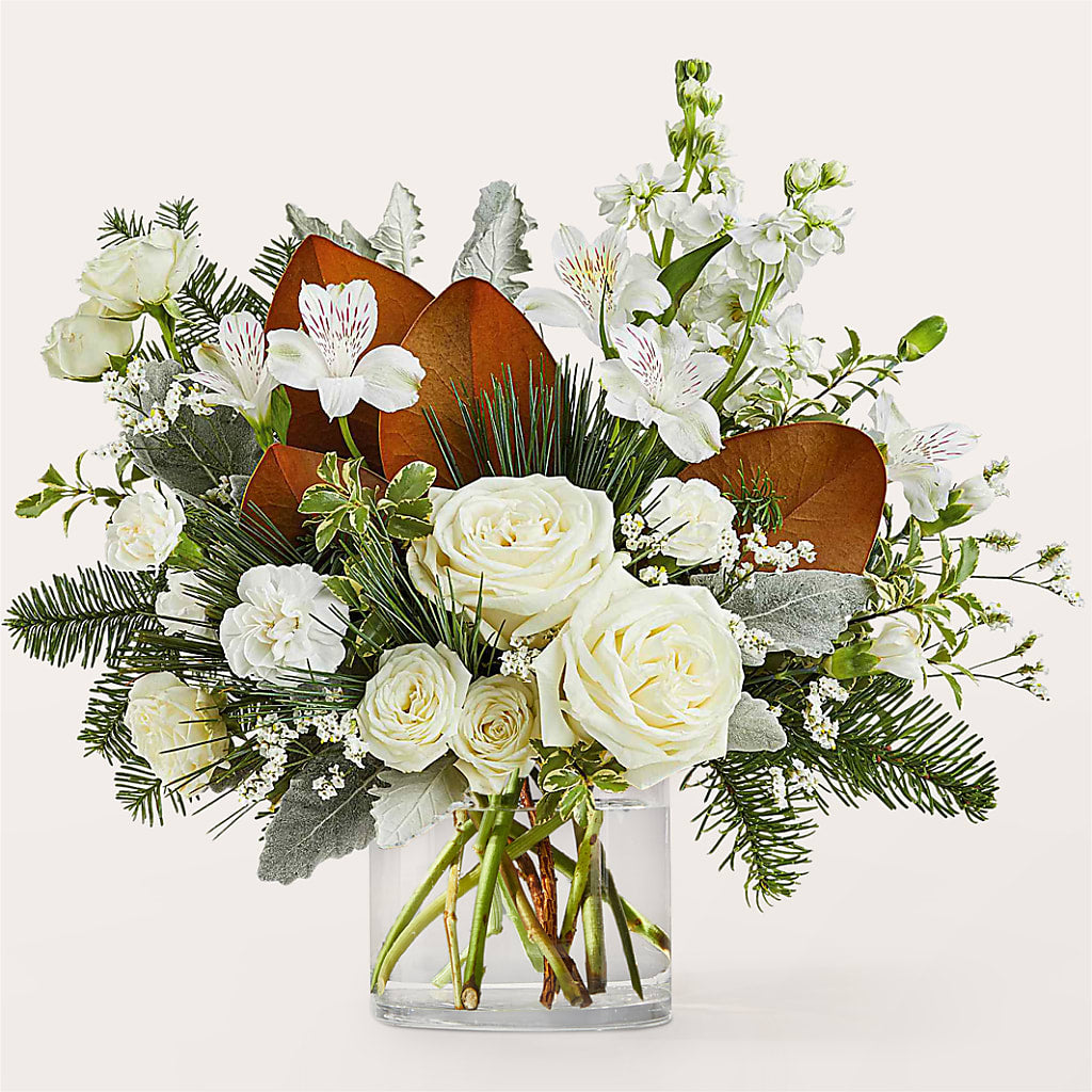 Fresh Snowfall Bouquet – SIXTO'S FLOWER SHOP, Union City NJ