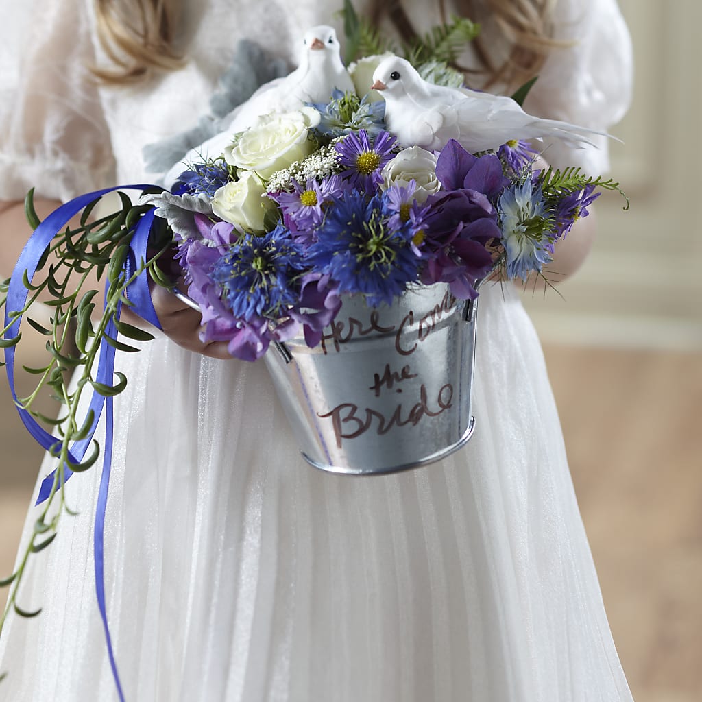 Enchantment Flower Girl Arrangement – SIXTO'S FLOWER SHOP, Union City NJ
