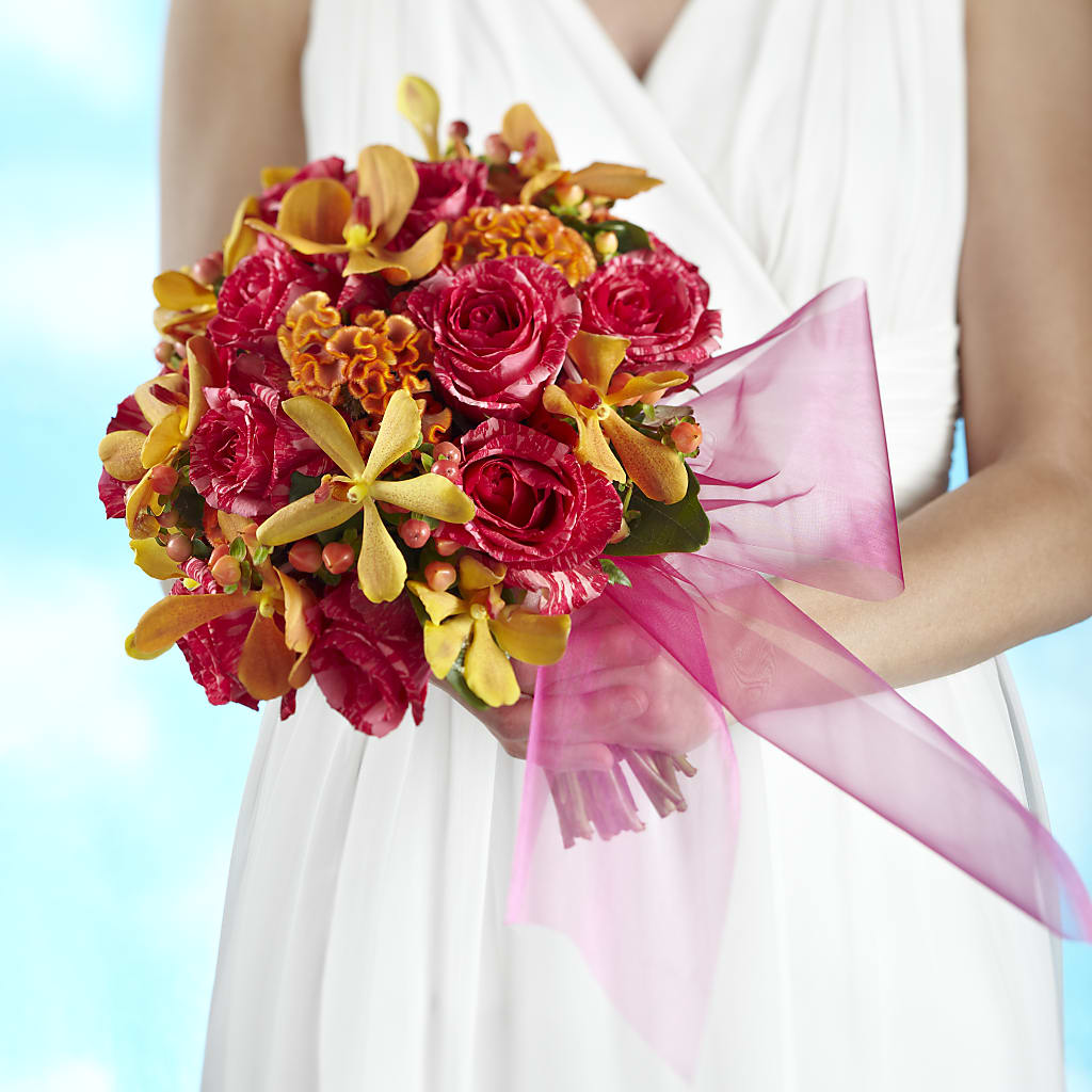 Brilliant Shades of Love Bouquet – SIXTO'S FLOWER SHOP, Union City NJ