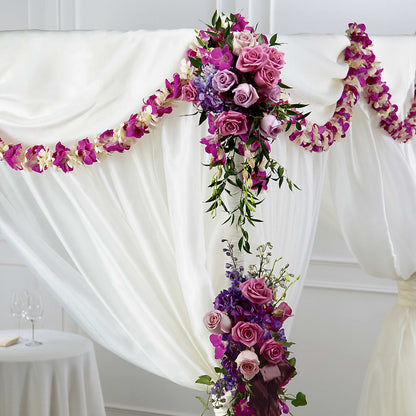 Color & Light Chuppah Decor – SIXTO'S FLOWER SHOP, Union City NJ