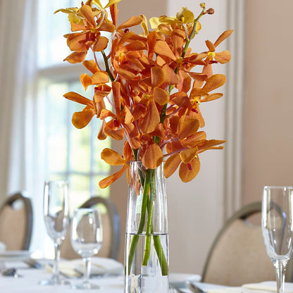 Orange Mokara Bud Vase – SIXTO'S FLOWER SHOP, Union City NJ