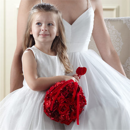 Pure at Heart Flower Girl Arrangement – SIXTO'S FLOWER SHOP, Union City NJ